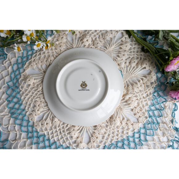 Castleton Laurel Saucer Plates. Tea time fun 6 1/4" diameter - Picture 5 of 5